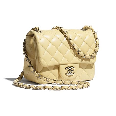 chanel yellow mini flap|chanel mini flap price.